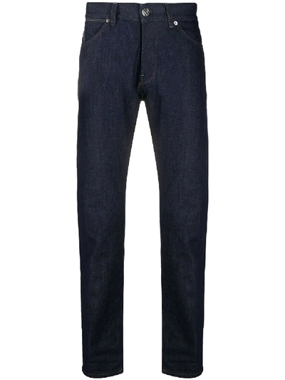 Shop Pt05 Mid-rise Straight Leg Jeans In Blue