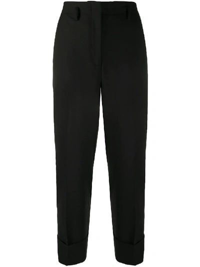Shop Antonelli High-waist Trousers In Black
