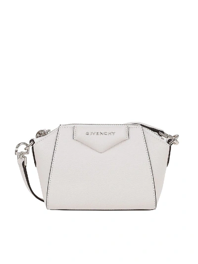 Shop Givenchy Antigona Nano Bag In White