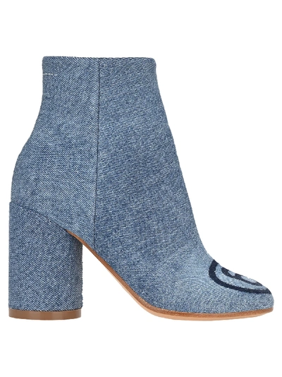 Shop Mm6 Maison Margiela Mm6 Denim Bootie