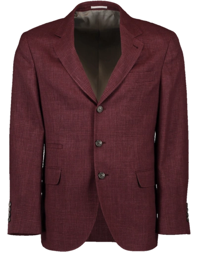 Shop Brunello Cucinelli Deconstructed Notch Jacket