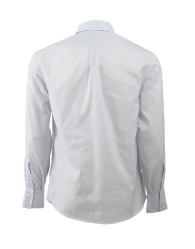 Shop Brunello Cucinelli Window Pane Spread Collar Shirt