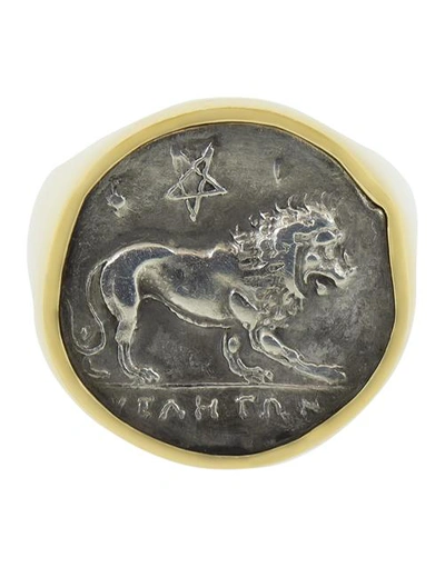 Shop Jorge Adeler Lion Coin Ring