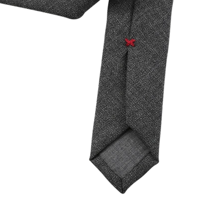 Shop Brunello Cucinelli Solid Wool Tie In Medgrey