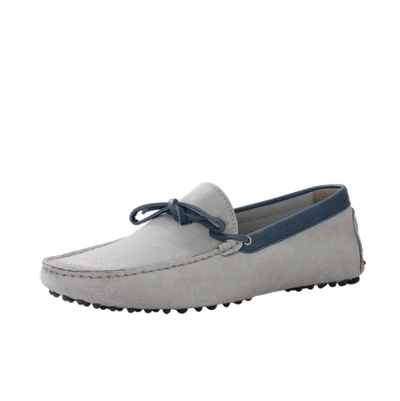 Shop Bobbies Men's Le Tombeur Gris Suede Loafer