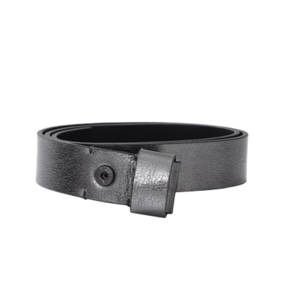 Shop Lanvin Metallic Silver Belt