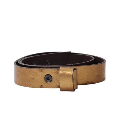 Shop Lanvin Metallic Gold Belt