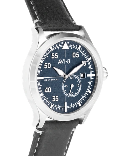 Shop Avi-8 Black Flyboy Centenary Watch