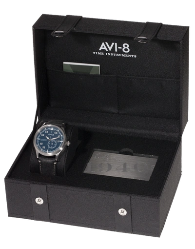 Shop Avi-8 Black Flyboy Centenary Watch