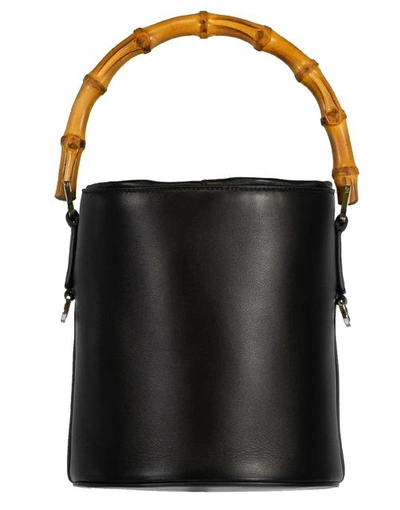 Shop Jil Sander Bamboo Handle Soft Bucket Bag