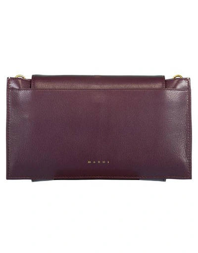 Shop Marni Dark Ribes Juliette Shoulder Bag And Clutch