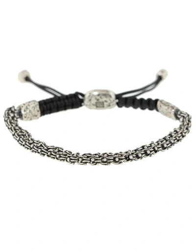 Shop John Varvatos Adjustable Double Sterling Silver Chain Bracelet