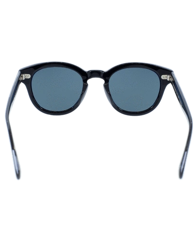 Shop Oliver Peoples Black Cary Grant Sun Sunglasses