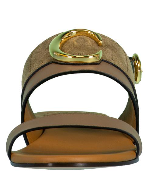 chloe c plaque sandals