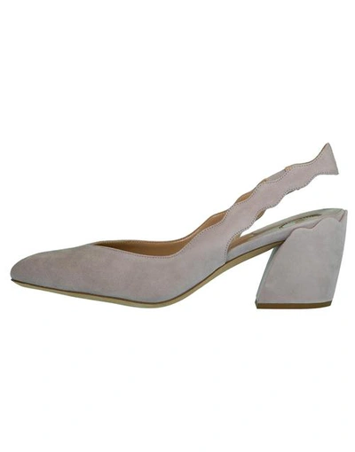 Shop Chloé Laurena Scalloped Slingback Pump