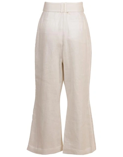 Shop Zimmermann Super Eight Flares In Ivory