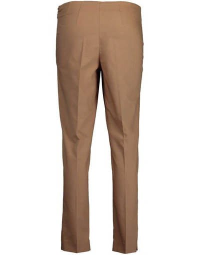 Shop Brunello Cucinelli Cotton Twill Side Zip Pant