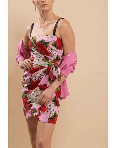 Shop Dolce & Gabbana Solid Rose V-neck Cardigan