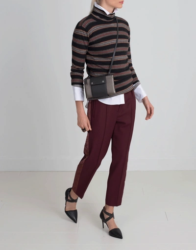 Shop Brunello Cucinelli Pull On Crepe Pant