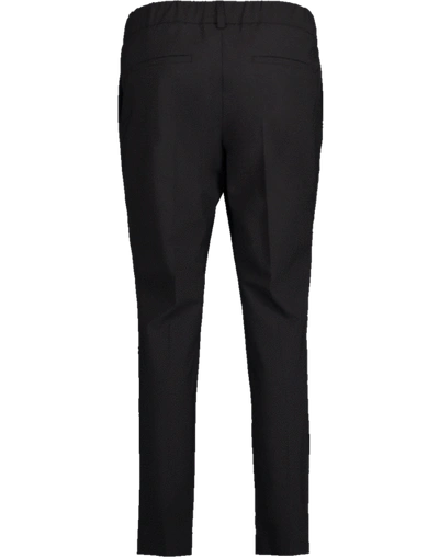 Shop Brunello Cucinelli Monili Side Stripe Pull On Trouser In Black