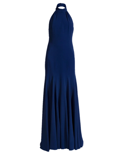 Stella Mccartney Meghan Navy Halterneck Gown