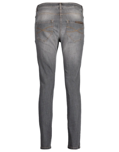 Shop Brunello Cucinelli Five Pocket Front Zip Garment Dyed Jean