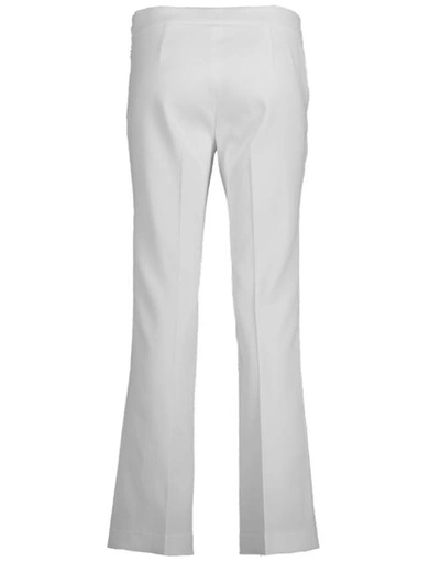 Shop Giambattista Valli Ivory Side Zip Trousers