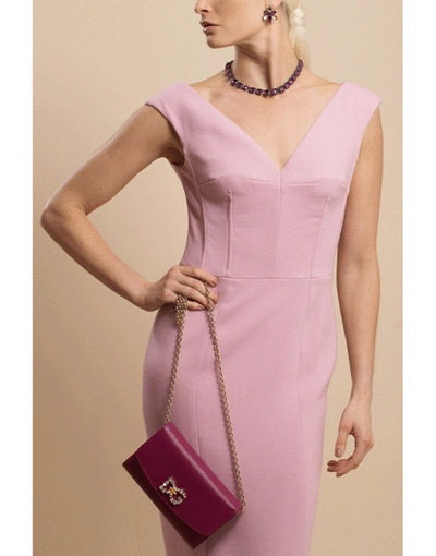 Shop Dolce & Gabbana Sleeveless Portrait V-neck Dress