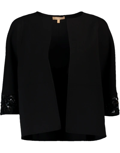Shop Michael Kors Embroidered Sleeve Cookie Jacket
