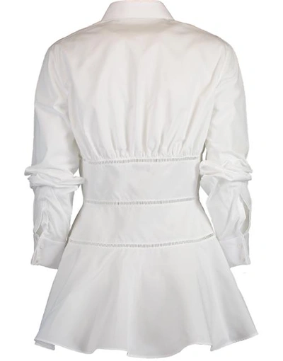 Shop Alaïa Japanese Poplin Shirt In White