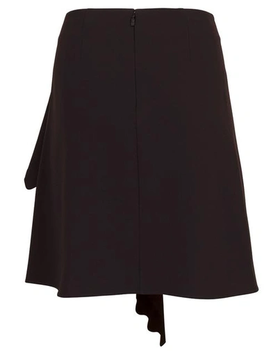 Shop Chloé Asymmetrical Drape Skirt In Black