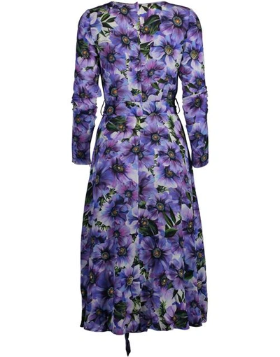 Shop Dolce & Gabbana Floral Print Wrap Dress