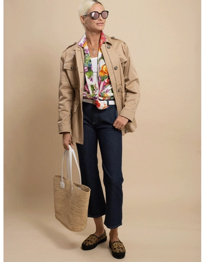 Shop Dolce & Gabbana Elastic Waist Colonial Jacket