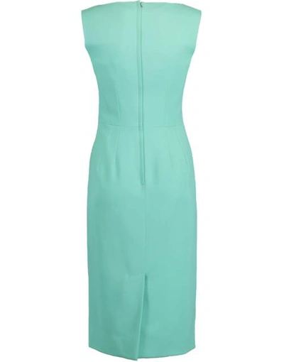 Shop Dolce & Gabbana Stretch Cady Slim V-neck Dress