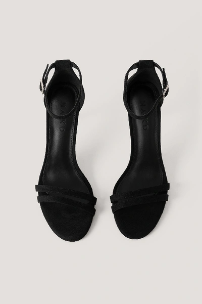 Shop Na-kd High Heel Stiletto Sandals - Black