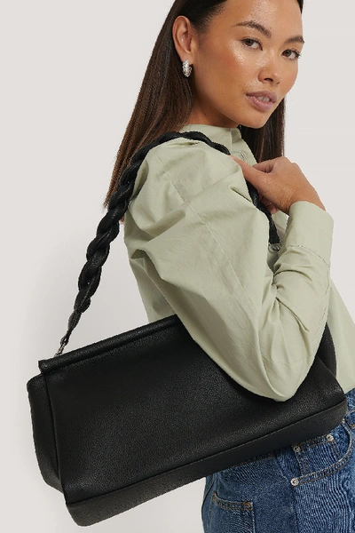 Shop Na-kd Braid Detailed Pouch Bag - Black