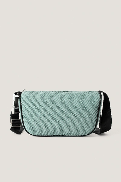 Shop Na-kd Structured Nylon Bag - Blue In Dusty Blue