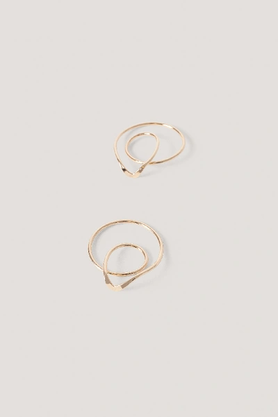 Shop Na-kd Wire In-ear Cuffs - Gold