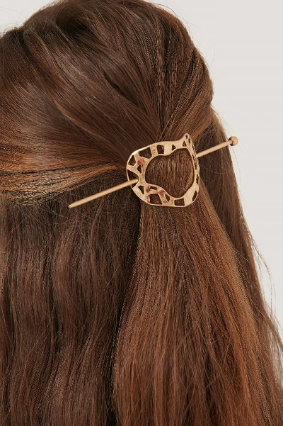 Shop Na-kd Round Uneven Hairpin - Gold