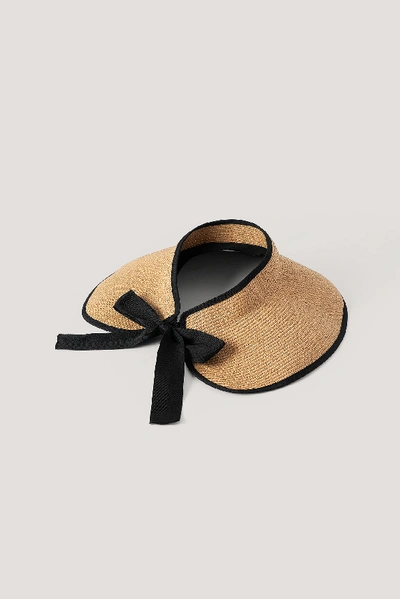 Shop Na-kd Wide Brim Sun Hat - Beige In Natural