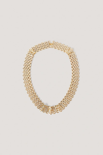 Shop Na-kd Flat Chain Necklace - Gold