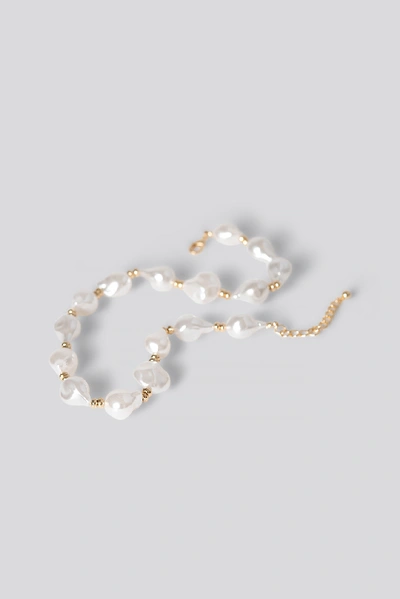 Shop Na-kd Vintage Pearl Necklace - White