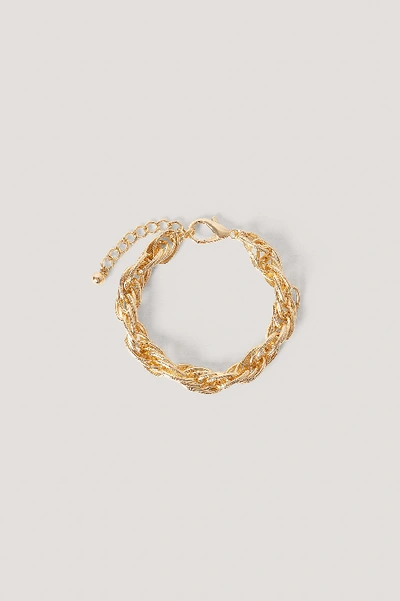 Shop Na-kd Chunky Rope Chain Anklet - Gold