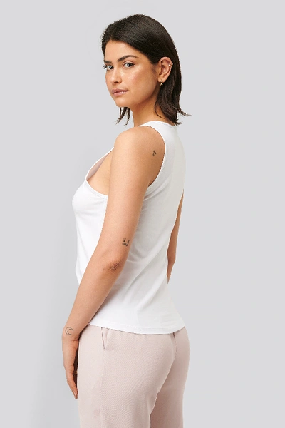 Shop Mango Basic Top - White