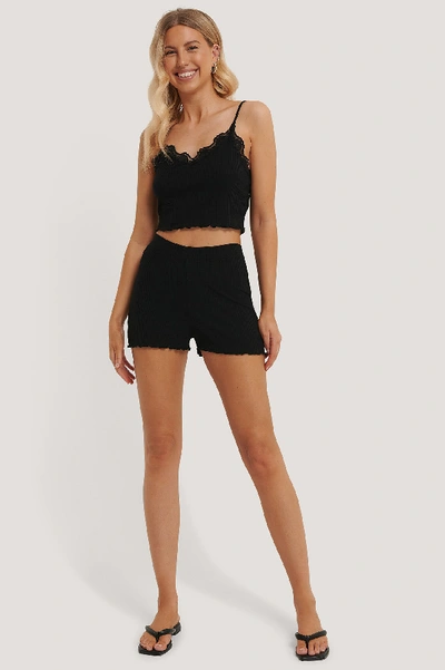 Shop Na-kd Babylock Lounge Shorts - Black