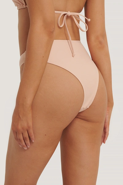 Shop Na-kd Mimi Ar High Shape Bikini Bottom Pink In Light Pink