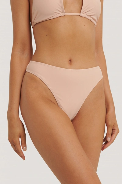 Shop Na-kd Mimi Ar High Shape Bikini Bottom Pink In Light Pink
