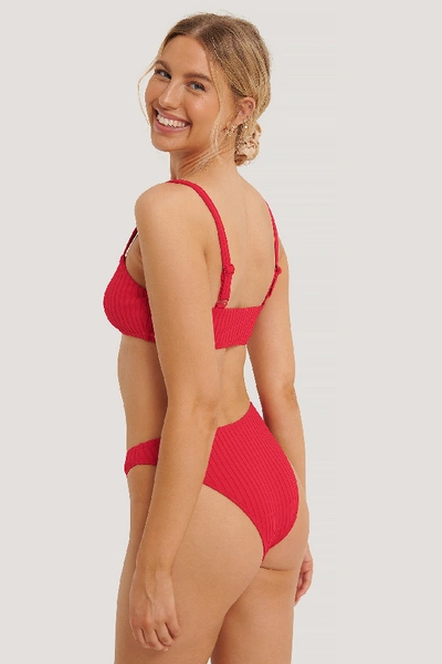 Shop Na-kd Beachy Bikini Top Red