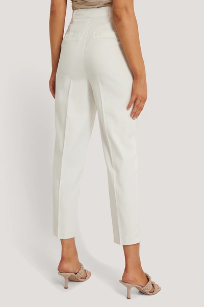 Shop Chloé Pleat Suit Pants - White