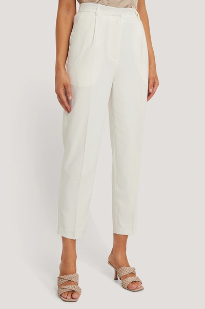 Shop Chloé Pleat Suit Pants - White